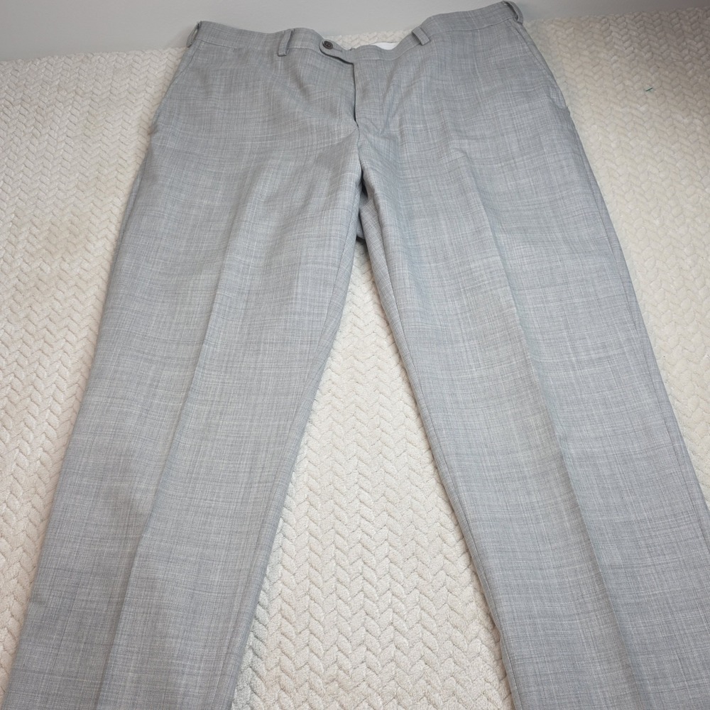 Suitsupply Soho Light Gray 100% Wool Vitale Barberis Canonico Dress Pants 38x34 - Picture 3 of 8